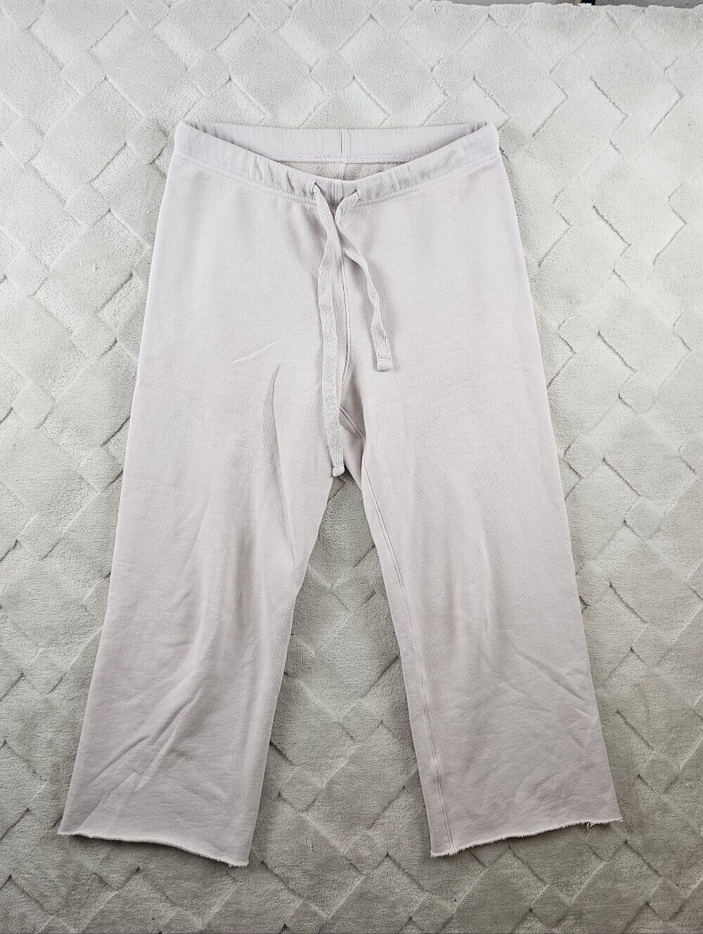 Frank & Eileen Crop Wide Leg Sweatpants Womens Small Fleece loungewear
